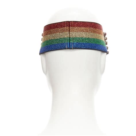 gucci jumper rainbow|gucci rainbow headband.